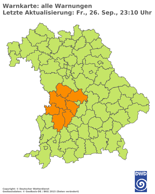 Aktuelle Wetterwarnungen für  Hannover