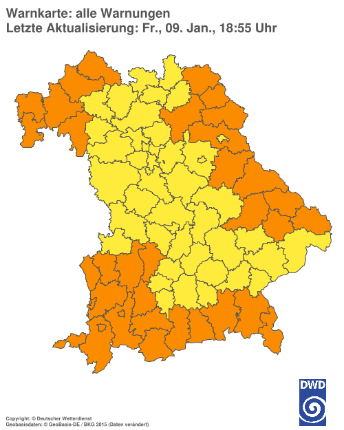 Aktuelle Wetterwarnungen für  Hannover