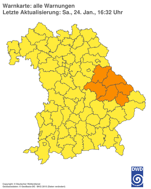 Aktuelle Wetterwarnungen für  Hannover
