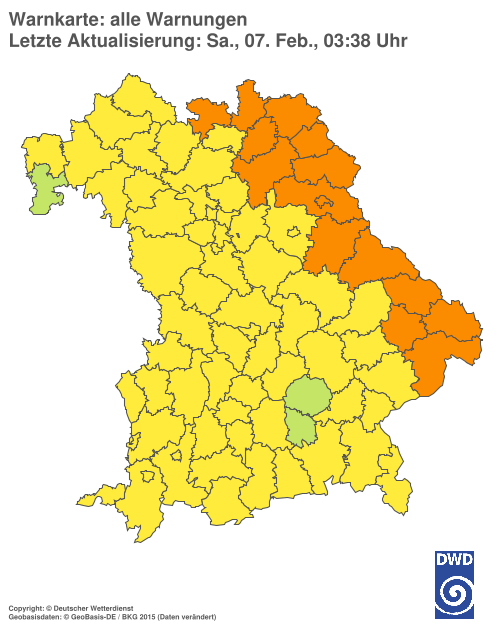 Aktuelle Wetterwarnungen für  Hannover