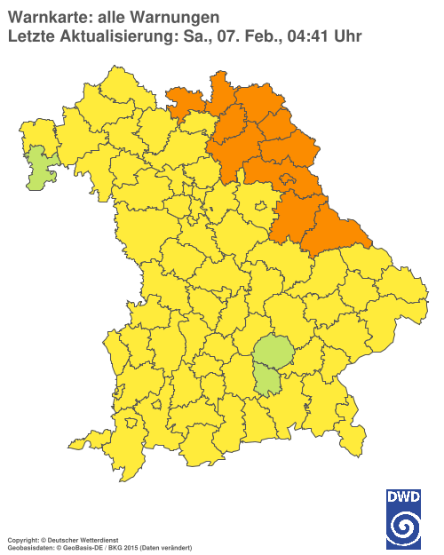 Aktuelle Wetterwarnungen für  Hannover