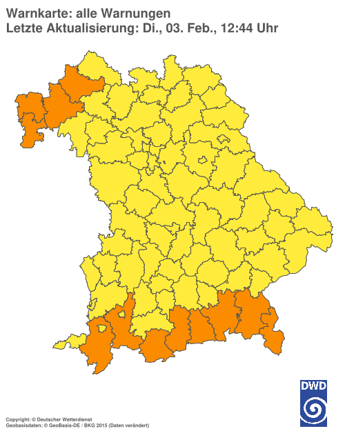 Aktuelle Wetterwarnungen für  Hannover
