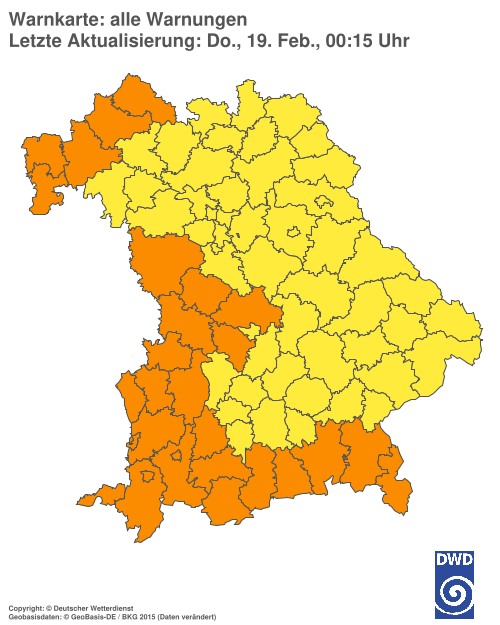 Aktuelle Wetterwarnungen für  Hannover
