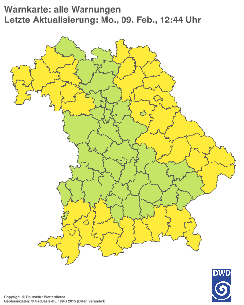 Aktuelle Wetterwarnungen für  Hannover