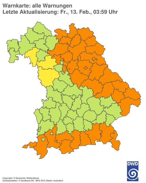 Aktuelle Wetterwarnungen für  Hannover