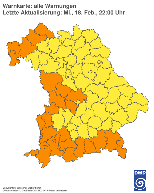 Aktuelle Wetterwarnungen für  Hannover