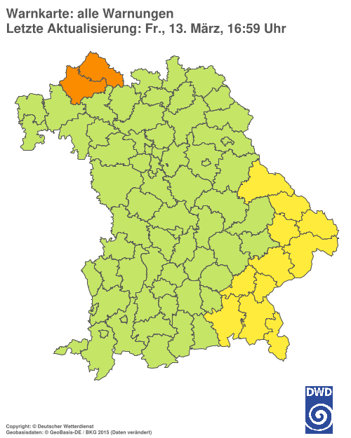 Aktuelle Wetterwarnungen für  Hannover