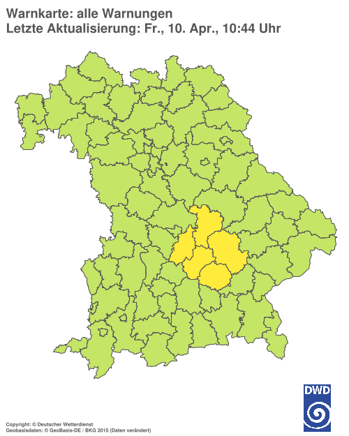 Aktuelle Wetterwarnungen für  Hannover