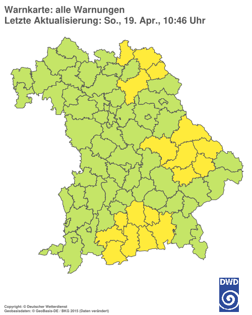 Aktuelle Wetterwarnungen für  Hannover