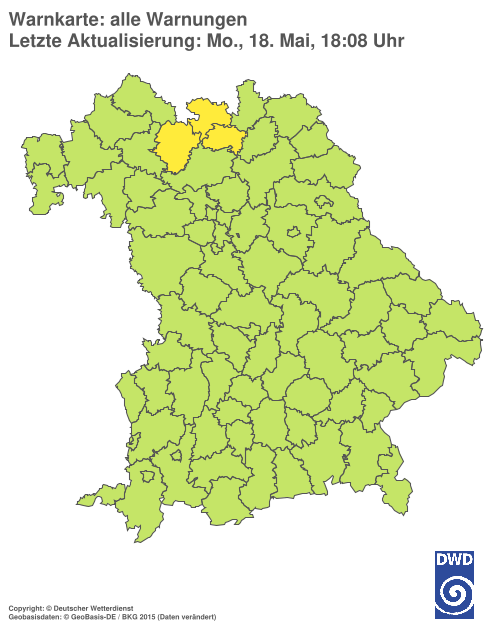 Aktuelle Wetterwarnungen für  Hannover