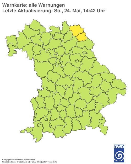 Aktuelle Wetterwarnungen für  Hannover