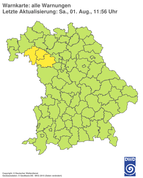 Aktuelle Wetterwarnungen für  Hannover