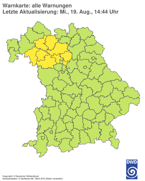 Aktuelle Wetterwarnungen für  Hannover