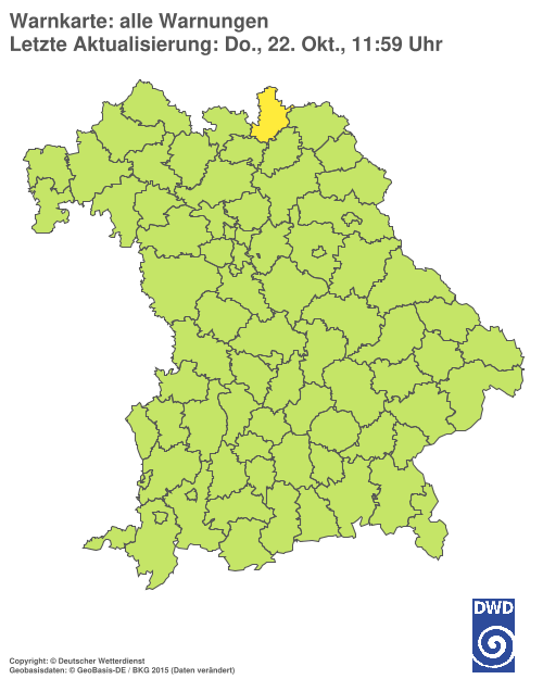 Aktuelle Wetterwarnungen für  Hannover